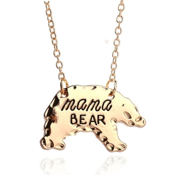 Jewelry - Mama Bear BEAR Necklace Gold